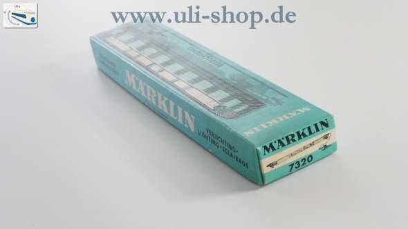 Märklin H0 7320 Leerkarton ohne Inhalt gebrauchter Zustand
