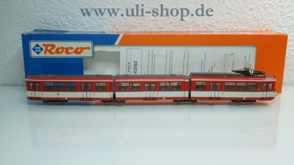 Roco H0 43192 Straßenbahn Köln voll funktionsfähig wenig bespielt Gleichstrom analog mit OVP (ZD 115)