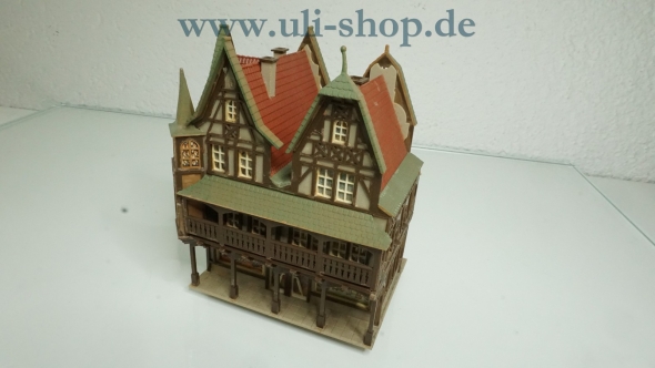Vollmer H0 Modellhaus Stadthaus bespielt (Q2 019)