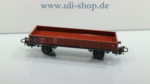 Märklin H0 4503 Güterwagen Niederbordwagen bespielt Wechselstrom mit OVP (S2 038)