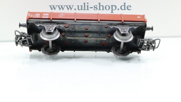 Märklin H0 4503 Güterwagen Niederbordwagen bespielt Wechselstrom mit OVP (S2 038)