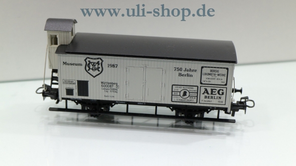 Märklin H0 Güterwagen Museumswagen 1987 wenig bespielt Wechselstrom mit OVP (S2 087)