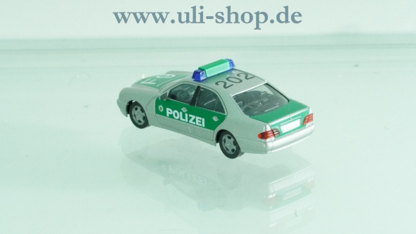 Herpa H0 Modellauto Polizei Mercedes Benz E-Klasse wenig bespielt ohne OVP