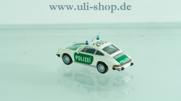 Brekina H0 Modellauto Polizei Porsche 911 wenig bespielt ohne OVP