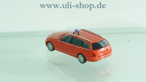 Busch H0 Modellauto Zivilstreife Mercedes Benz C-Klasse wenig bespielt ohne OVP