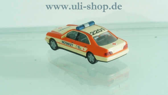 Herpa H0 Modellauto Mercedes Benz E-Klasse Notarzt wenig bespielt ohne OVP