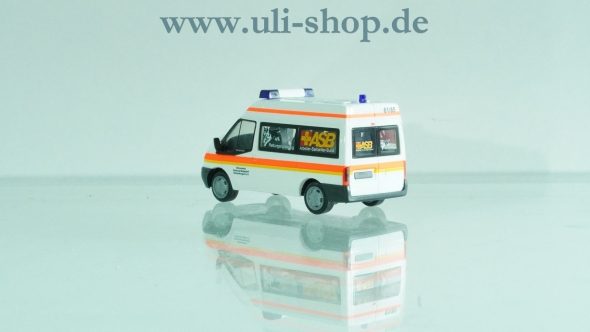 Rietze H0 Modellauto ASB Rettungshundezug Ford Transit wenig bespielt ohne OVP