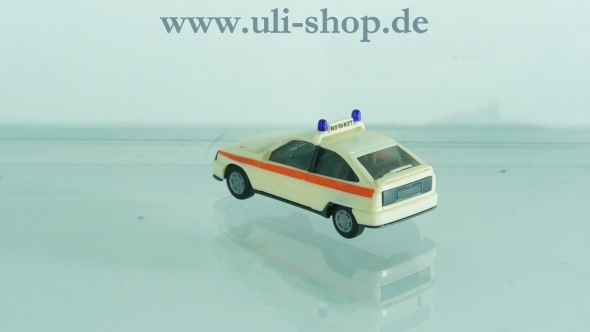 Herpa H0 Modellauto Notarzt Opel Kadett bespielter Zustand ohne OVP
