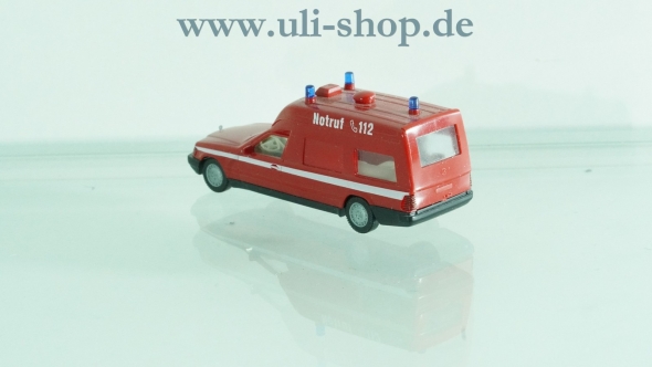 Wiking H0 Modellauto Feuerwehr Mercedes Benz Modell W124 wenig bespielt ohne OVP