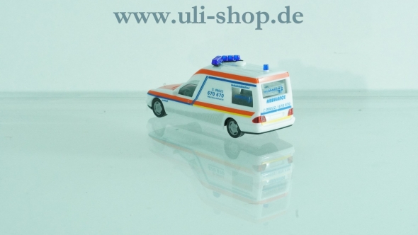 Herpa H0 Modellauto Ambulance Rückholdienst MB wenig bespielt ohne OVP