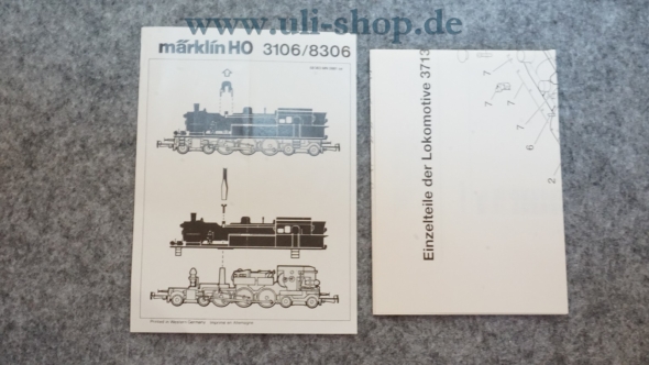Märklin H0 BR 75 (wü. T5) Bedienungsanleitung Bild 2
