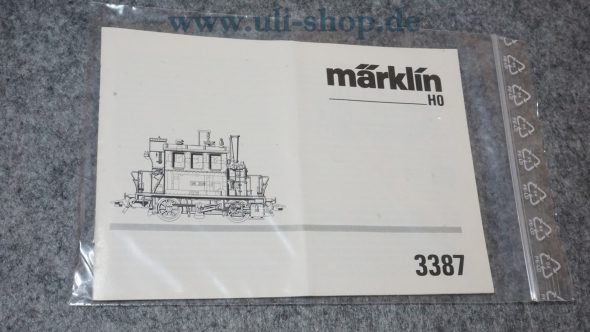 Märklin H0 3387 Bedienungsanleitung Galeriebild - zum Vergrößern bitte auf das Bild klicken