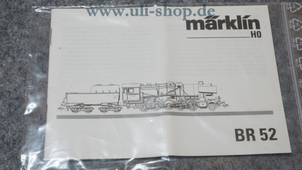 Märklin H0 BR 52 Bedienungsanleitung Galeriebild - zum Vergrößern bitte auf das Bild klicken