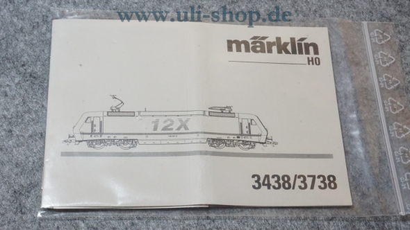 Märklin H0 3438/3738 Bedienungsanleitung Galeriebild - zum Vergrößern bitte auf das Bild klicken