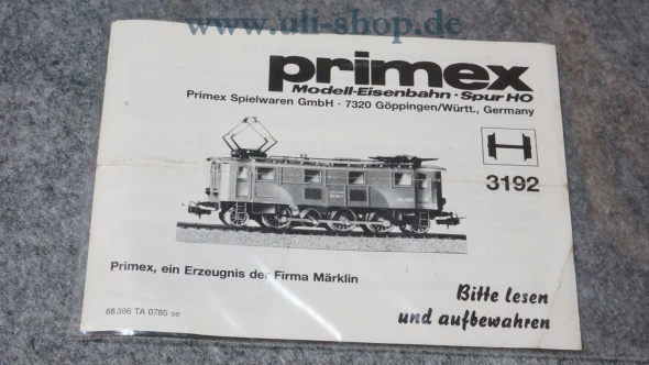 Primex H0 3192 Bedienungsanleitung Galeriebild - zum Vergrößern bitte auf das Bild klicken