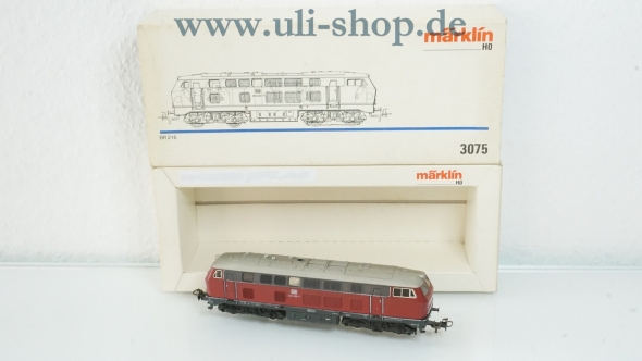 Märklin H0 3075 Diesellok Wechselstrom analog Galeriebild - zum Vergrößern bitte auf das Bild klicken