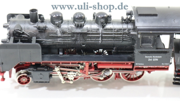 Fleischmann H0 4140 Dampflok Br. 24 074 der DB voll funktionsfähig wenig bespielt Gleichstrom analog OVP