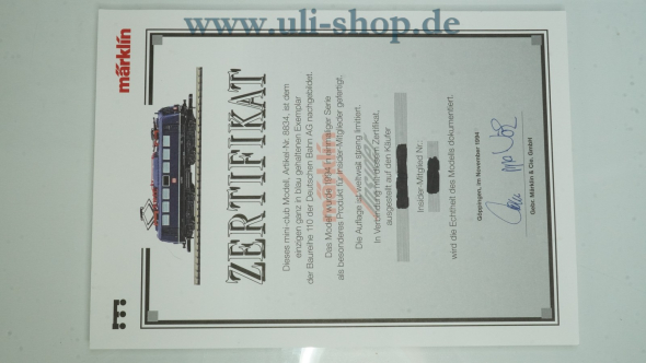 Märklin mini-club Z 8834 E-Lok Gleichstrom analog Bild 6