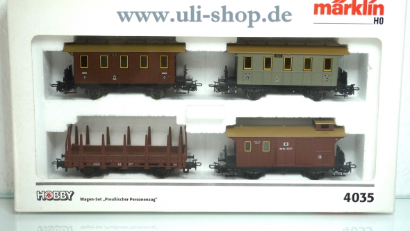 Märklin H0 4035 Wagenpackung Wechselstrom Galeriebild - zum Vergrößern bitte auf das Bild klicken