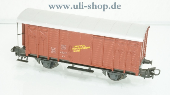 HAG H0 305 Güterwagen Gleichstrom Galeriebild - zum Vergrößern bitte auf das Bild klicken