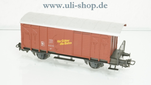 HAG H0 305 Güterwagen Gleichstrom Galeriebild - zum Vergrößern bitte auf das Bild klicken