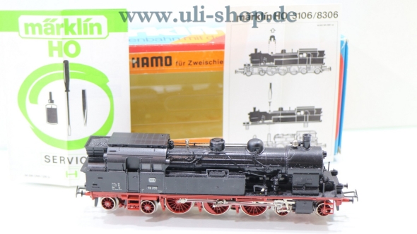 Märklin-HAMO H0 8306 Dampflok Gleichstrom analog Galeriebild - zum Vergrößern bitte auf das Bild klicken