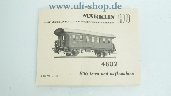 Märklin H0 Galeriebild - zum Vergrößern bitte auf das Bild klicken
