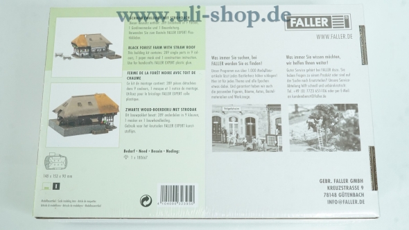 Faller H0 232395 Modellhaus Bild 2