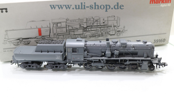 Märklin H0 39160 Dampflok Wechselstrom digital Galeriebild - zum Vergrößern bitte auf das Bild klicken