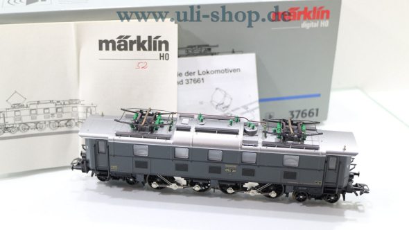Märklin H0 37661 E-Lok Wechselstrom digital Sound (einfach) Galeriebild - zum Vergrößern bitte auf das Bild klicken