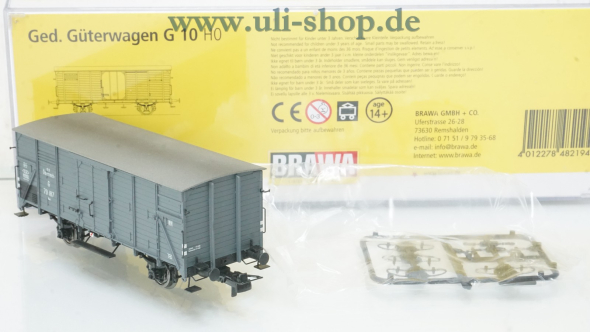 Brawa H0 48219 Güterwagen Gleichstrom Galeriebild - zum Vergrößern bitte auf das Bild klicken