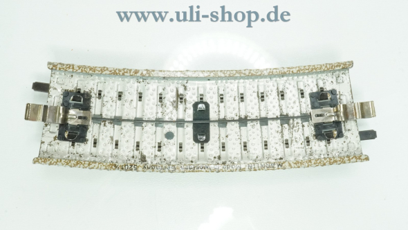 Märklin H0 5201 Gleismaterial M-Gleis gebogen Parallelkreis 1/2 Gleis 437,4 mm 15° alte Ausführung wenig gebraucht