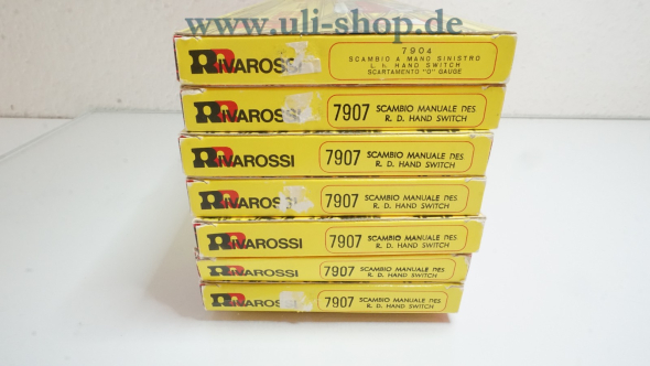 Rivarossi Spur 0 7907 + 7904 Konvolut Gleichstrom Bild 5