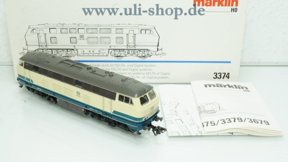 Märklin H0 3374 Diesellok Wechselstrom delta Galeriebild - zum Vergrößern bitte auf das Bild klicken