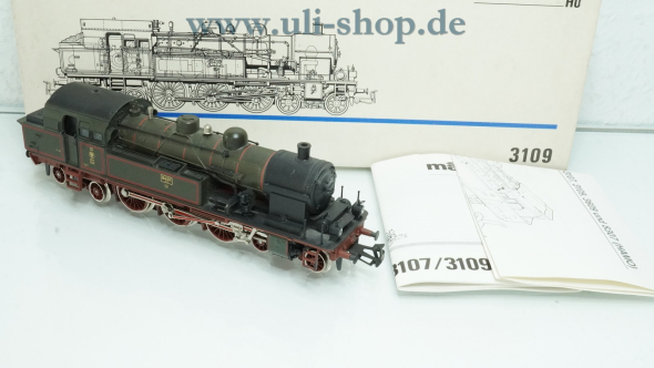 Märklin H0 3109 Dampflok Wechselstrom analog Galeriebild - zum Vergrößern bitte auf das Bild klicken