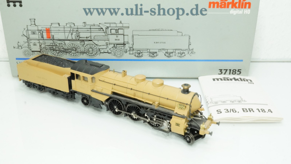 Märklin H0 37185 Dampflok Wechselstrom digital Galeriebild - zum Vergrößern bitte auf das Bild klicken