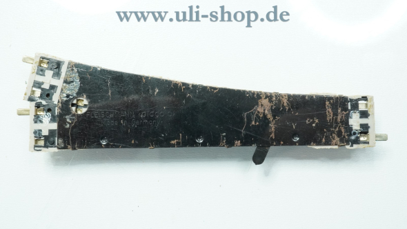 Fleischmann N 9170 Gleismaterial piccolo Normalweiche links ohne Antrieb L: 111 mm 15° gebraucht