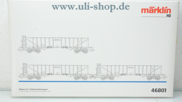 Märklin H0 46801 Wagenpackung Wechselstrom Galeriebild - zum Vergrößern bitte auf das Bild klicken