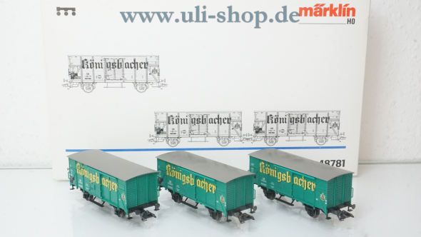 Märklin H0 48781 Wagenpackung Wechselstrom Galeriebild - zum Vergrößern bitte auf das Bild klicken