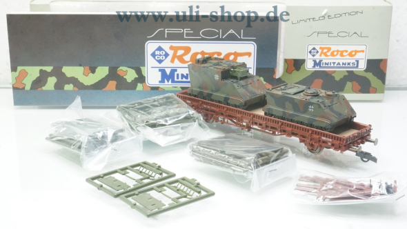 Roco Minitanks H0 804 Güterwagen Gleichstrom Galeriebild - zum Vergrößern bitte auf das Bild klicken