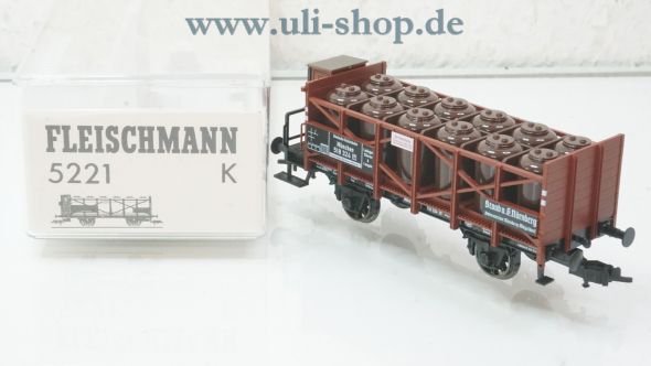 Fleischmann H0 5221 K Güterwagen Gleichstrom Galeriebild - zum Vergrößern bitte auf das Bild klicken