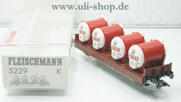 Fleischmann H0 5229 K Güterwagen Wechselstrom Galeriebild - zum Vergrößern bitte auf das Bild klicken