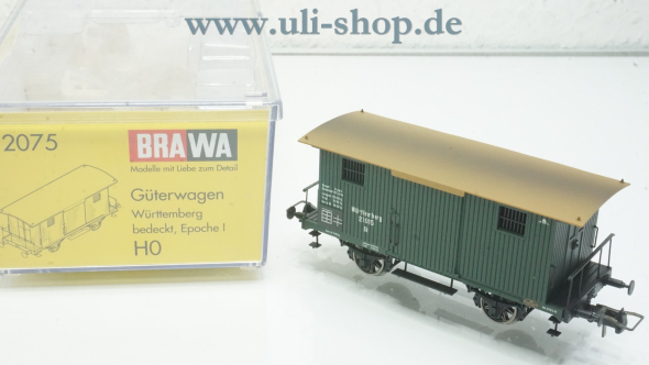 Brawa H0 2075 Güterwagen Gleichstrom Galeriebild - zum Vergrößern bitte auf das Bild klicken