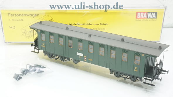 Brawa H0 2178 Personenwagen Gleichstrom Galeriebild - zum Vergrößern bitte auf das Bild klicken