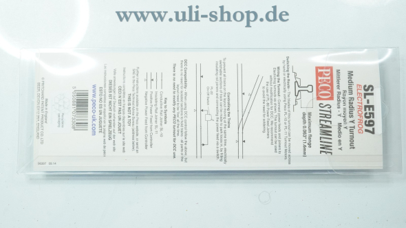 Peco H0 SL-E597 Gleismaterial Gleichstrom Bild 2