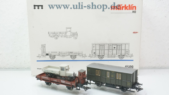 Märklin H0 4509 Wagenpackung Wechselstrom Galeriebild - zum Vergrößern bitte auf das Bild klicken