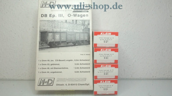 M+D/Klein Modellbahn H0 032 Wagenpackung Gleichstrom Bild 2