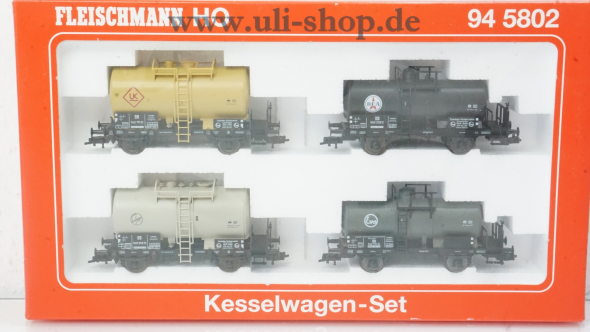 Fleischmann H0 94 5802 K Wagenpackung Gleichstrom Galeriebild - zum Vergrößern bitte auf das Bild klicken
