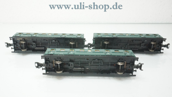 Märklin H0 4397 Wagenpackung Personenwagen-Set Belgien. Drei Abteilwagen 3.Klasse der SNCB wenig bespielt/gebraucht Wechselstrom OVP