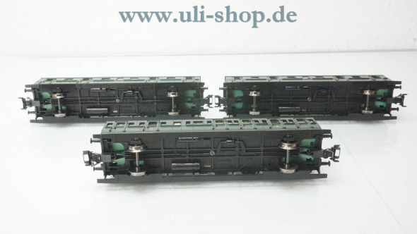 Märklin H0 43972 Wagenpackung Coffret de voitures SNCF. Drei ältere Personenwagen 2.Klasse der SNCF wenig bespielt/gebraucht Wechselstrom OVP